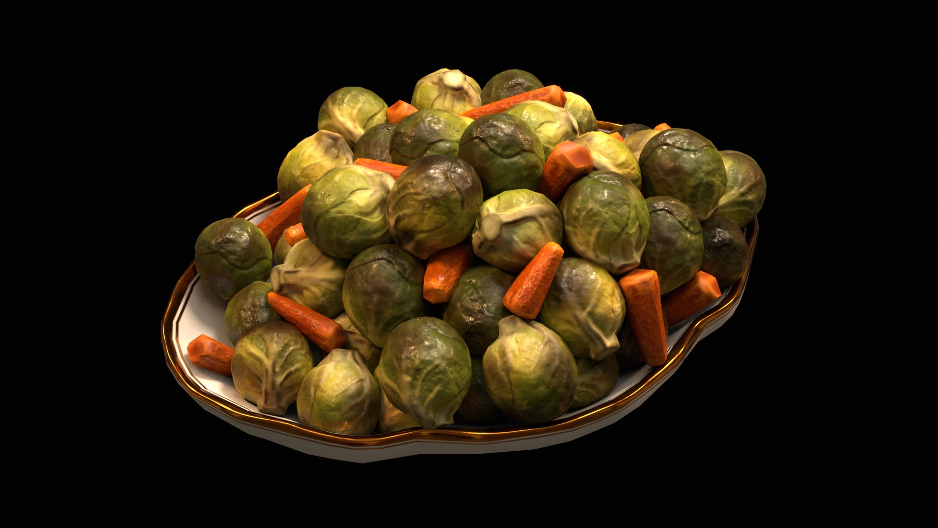 Christmas Dinner 3D model_81