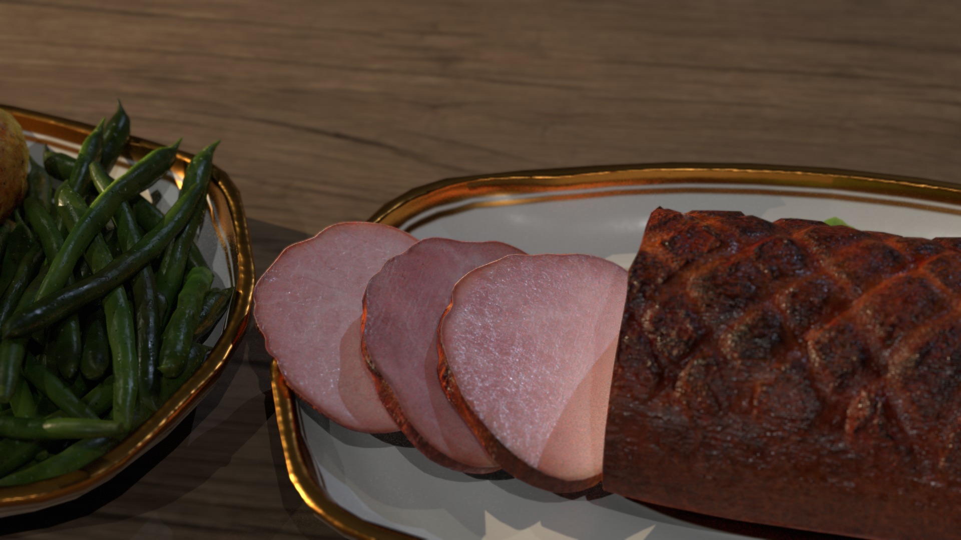 Christmas Dinner 3D model_13