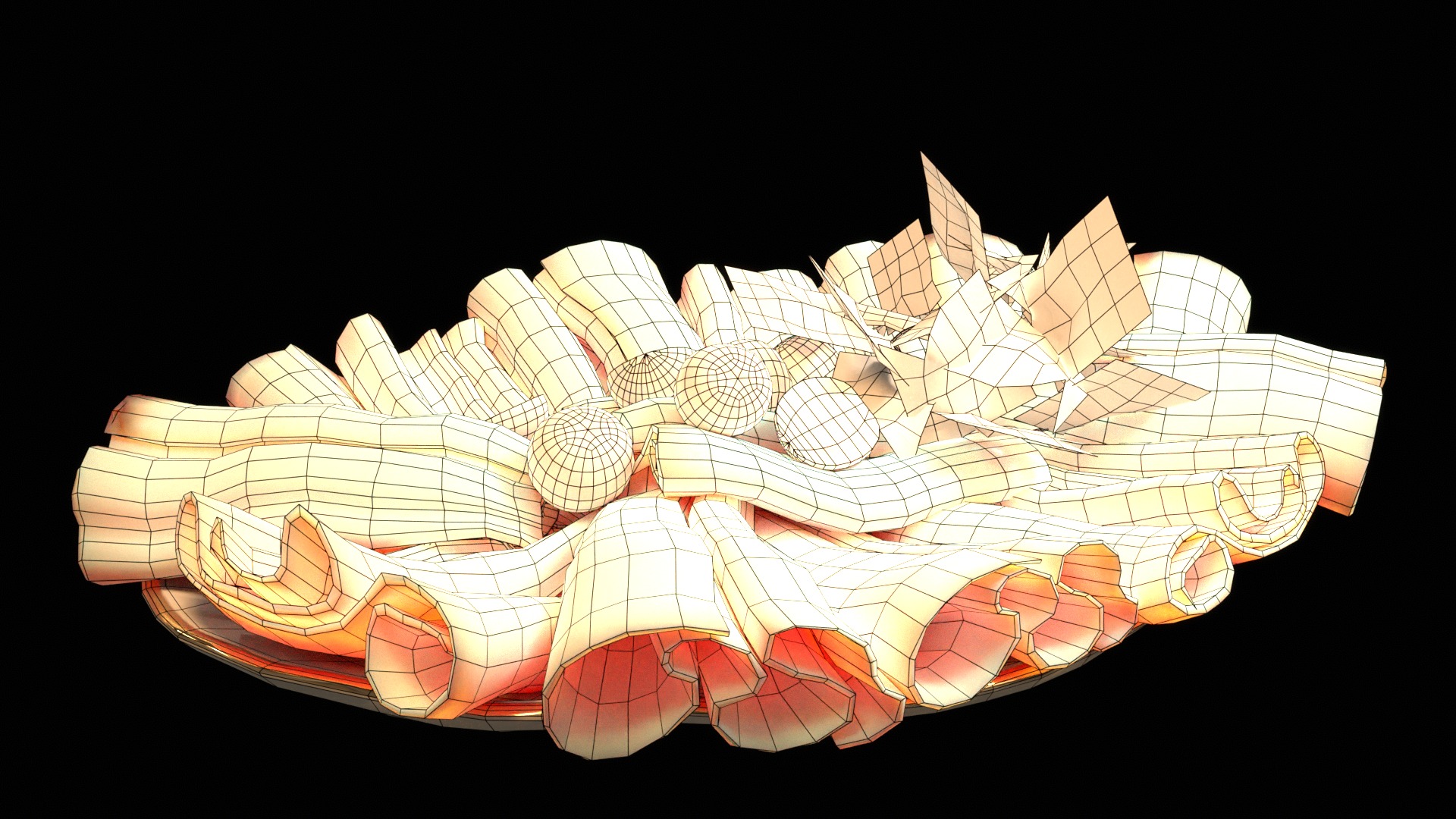 Christmas Dinner 3D model_53