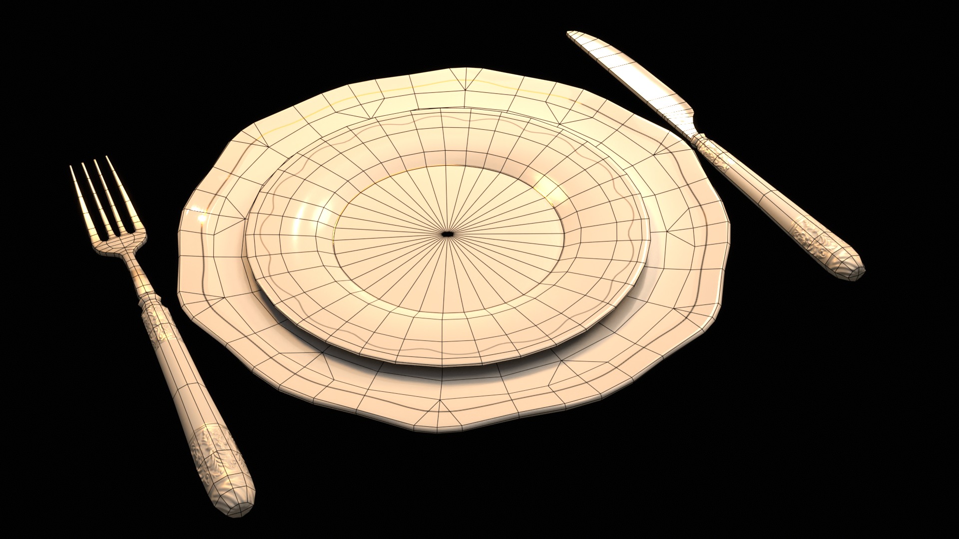 Christmas Dinner 3D model_61