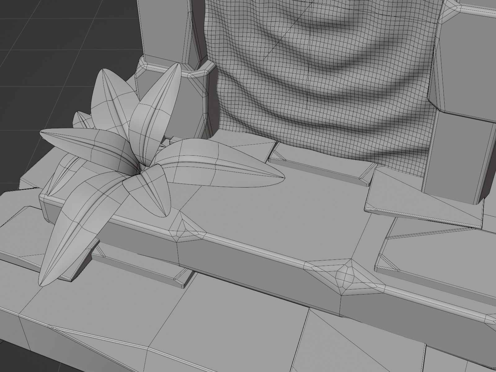 Stylized Fantasy Portal Glowing Mystic Gateway Low-poly 3D model_8