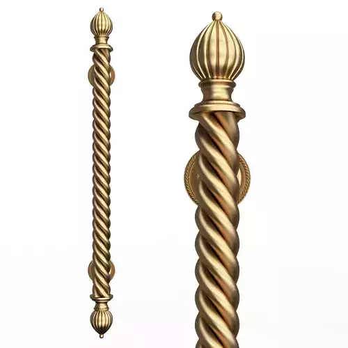 Classic Door Handle 03 Gold