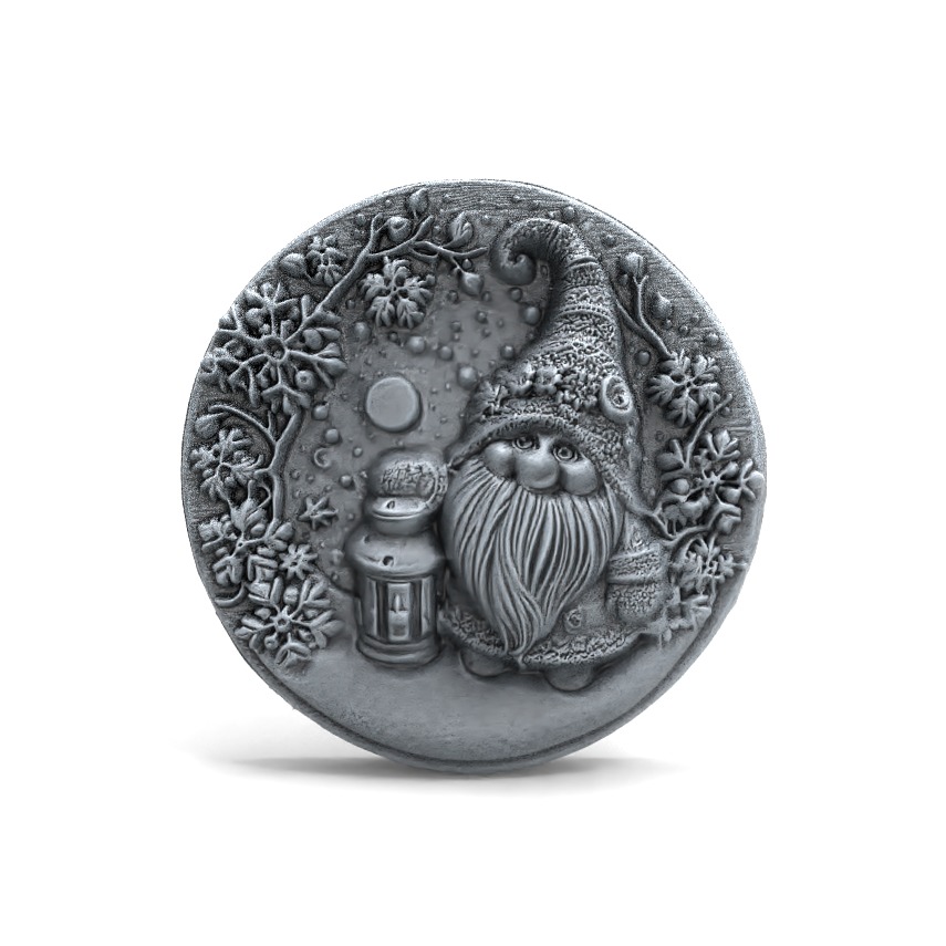 christmas gnome decor  3D print model_2