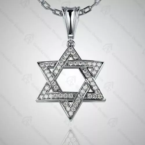 David star pendant Free 3D print model