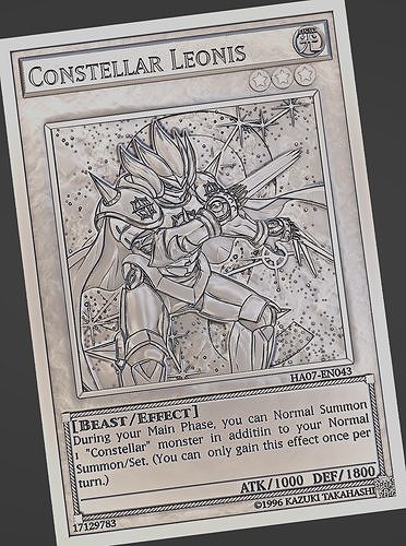 Constellar Leonis - yu-gi-oh Free 3D print model