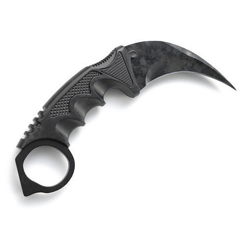 Tactical Knife Low-poly 3D model