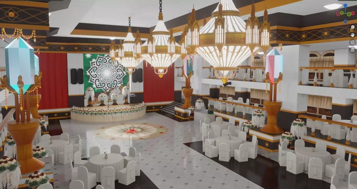 CB mini - Map Dance Wedding Free Free 3D model