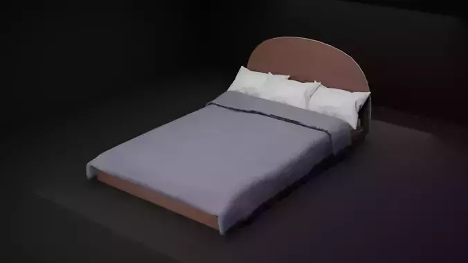 realistic 3D bed
