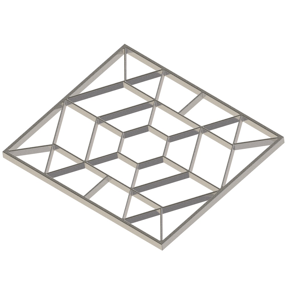 Fancy Window Grill 3D print model_2