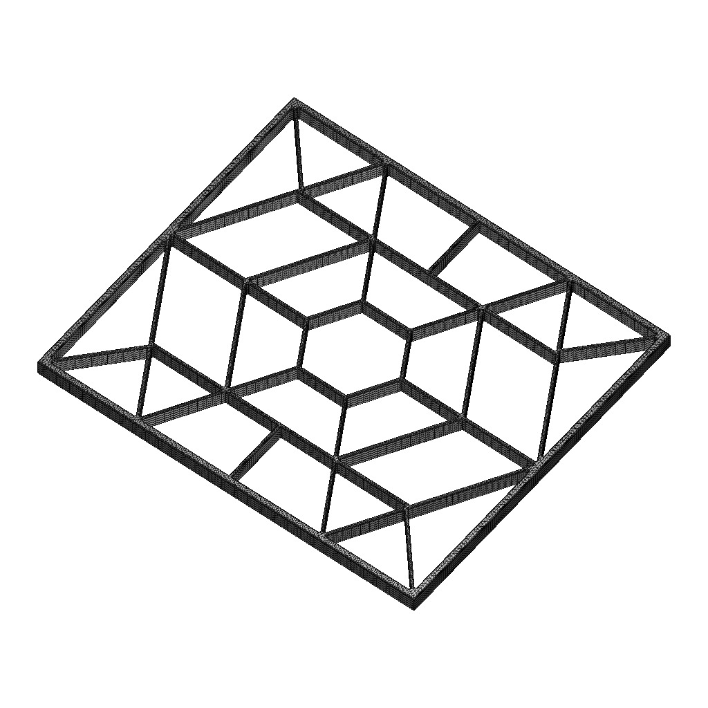 Fancy Window Grill 3D print model_3