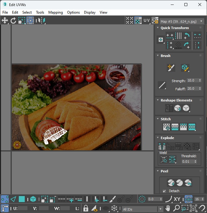 Caprese Candy Cane 3D model_32
