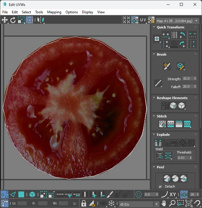 Caprese Candy Cane 3D model_31