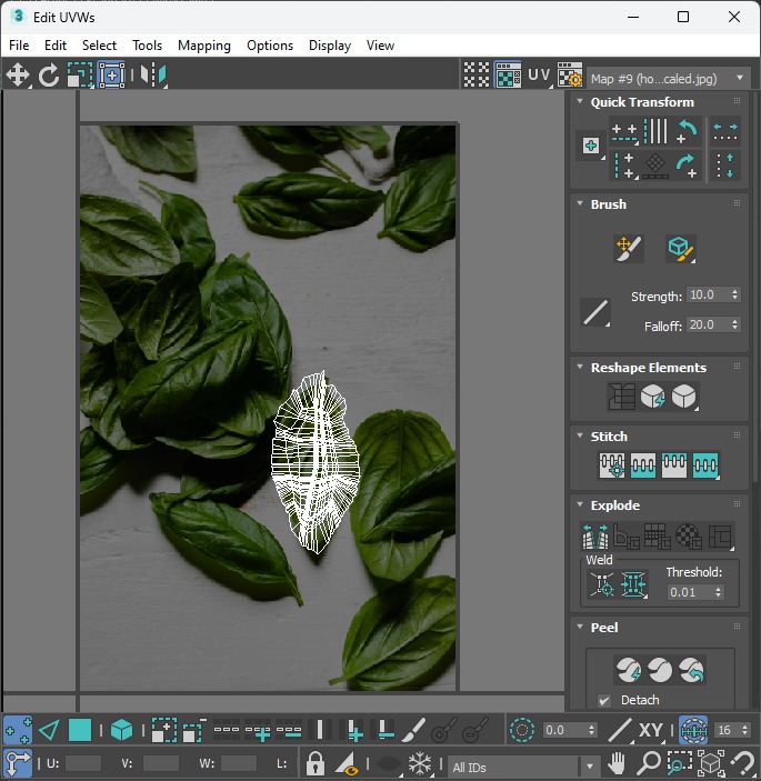 Caprese Candy Cane 3D model_33