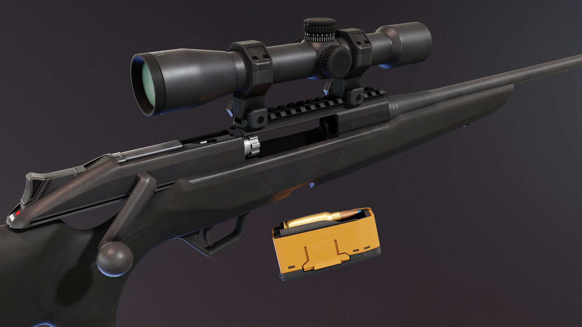 3D model BRX1 Rifle VR / AR / low-poly | CGTrader