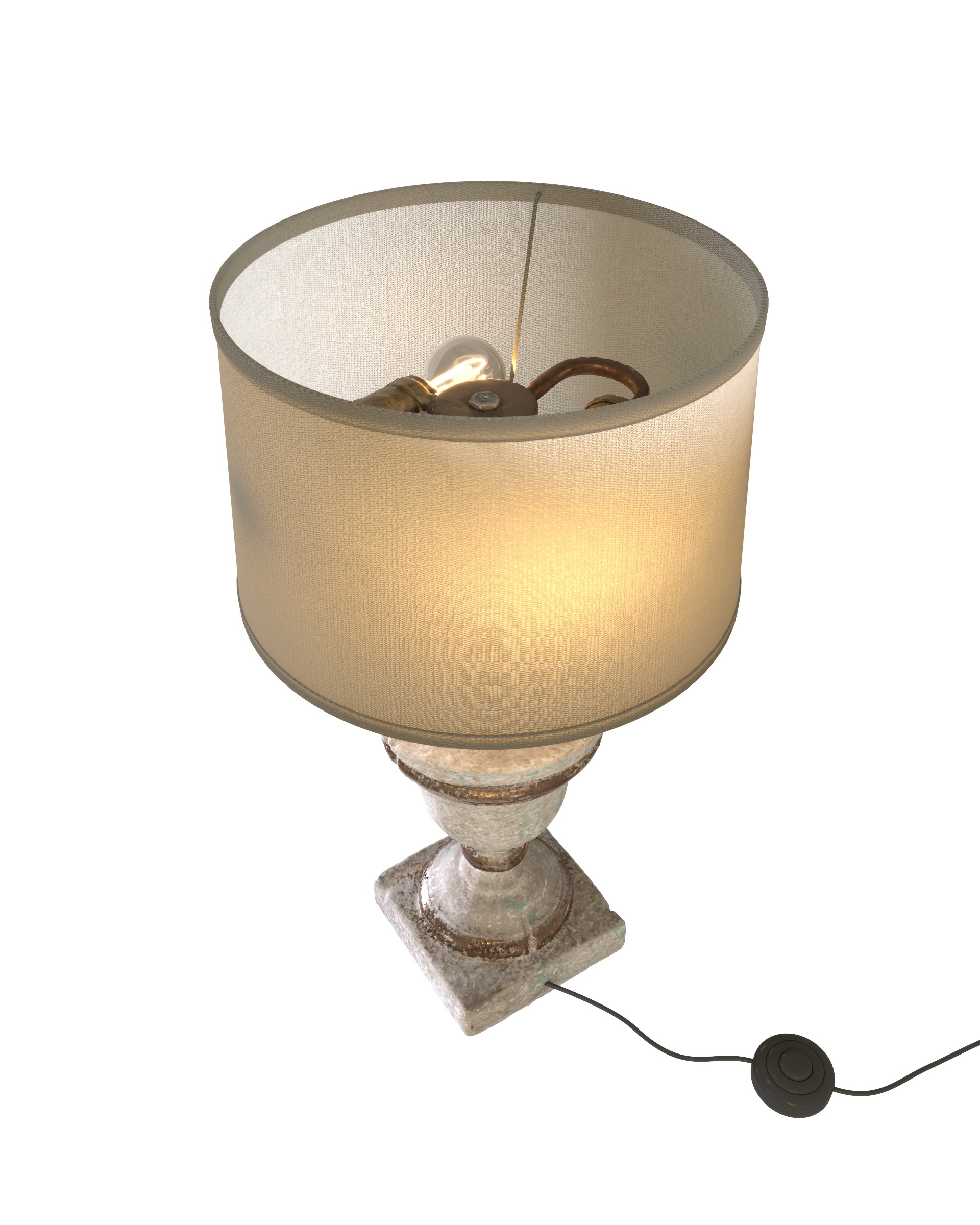 Manual nature Table lamp 3D model_3