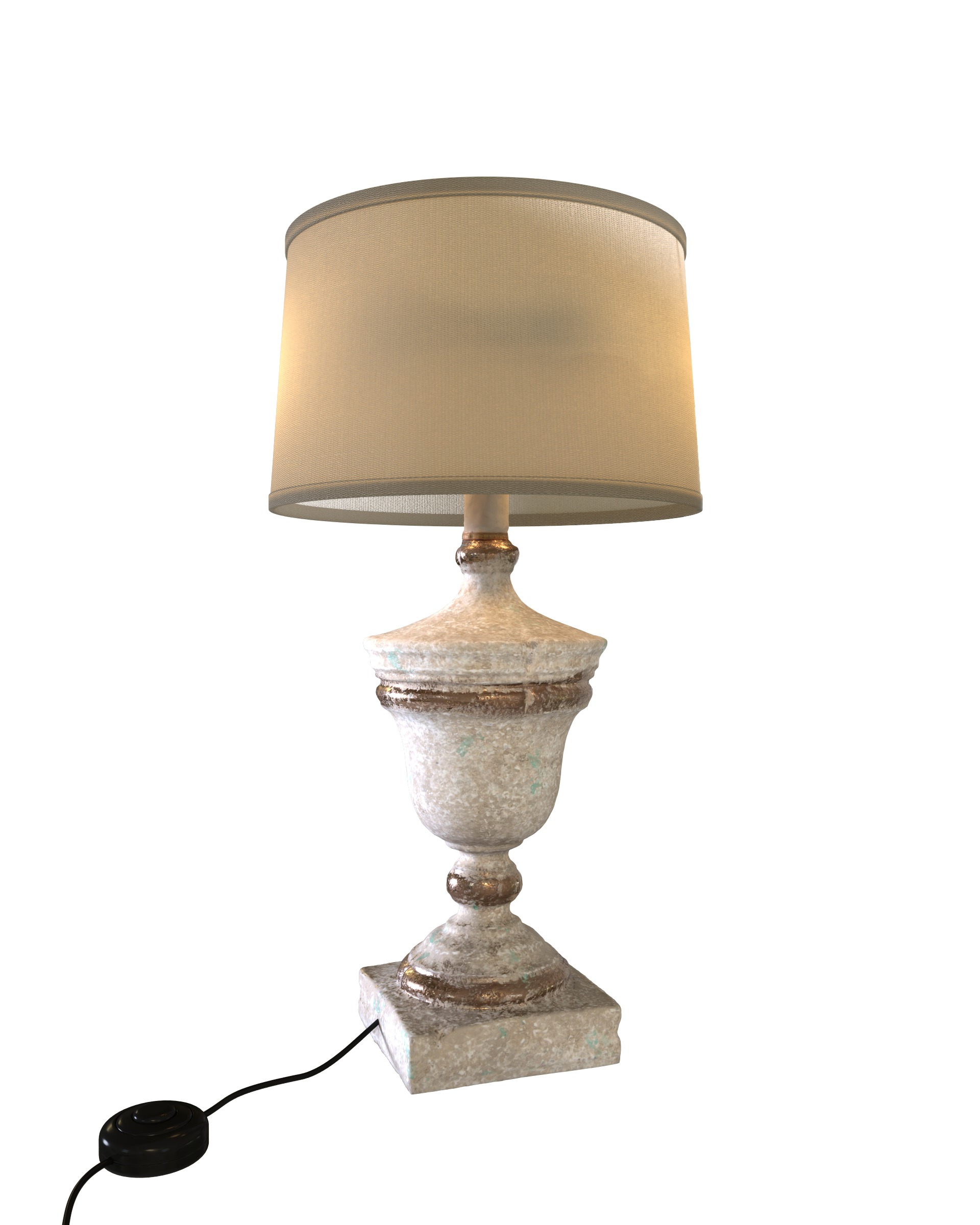 Manual nature Table lamp 3D model_1