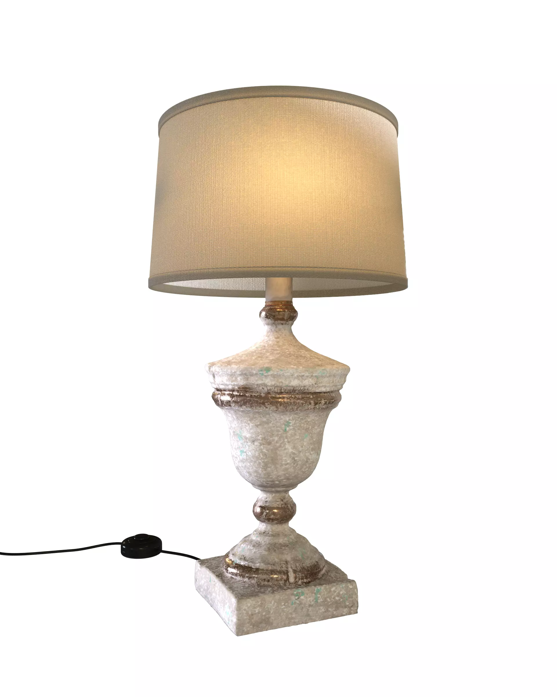 Manual nature Table lamp 3D model_0