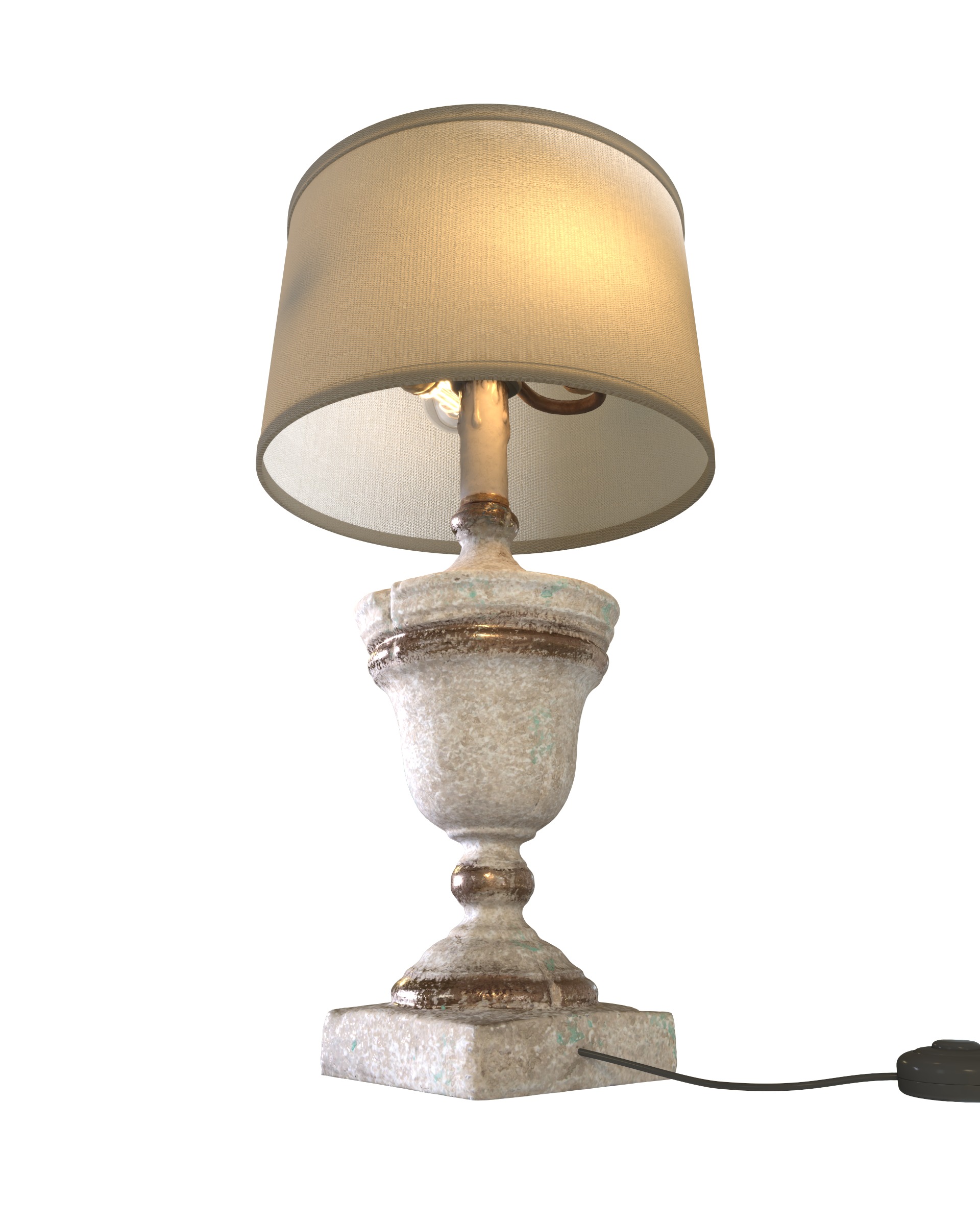 Manual nature Table lamp 3D model_5