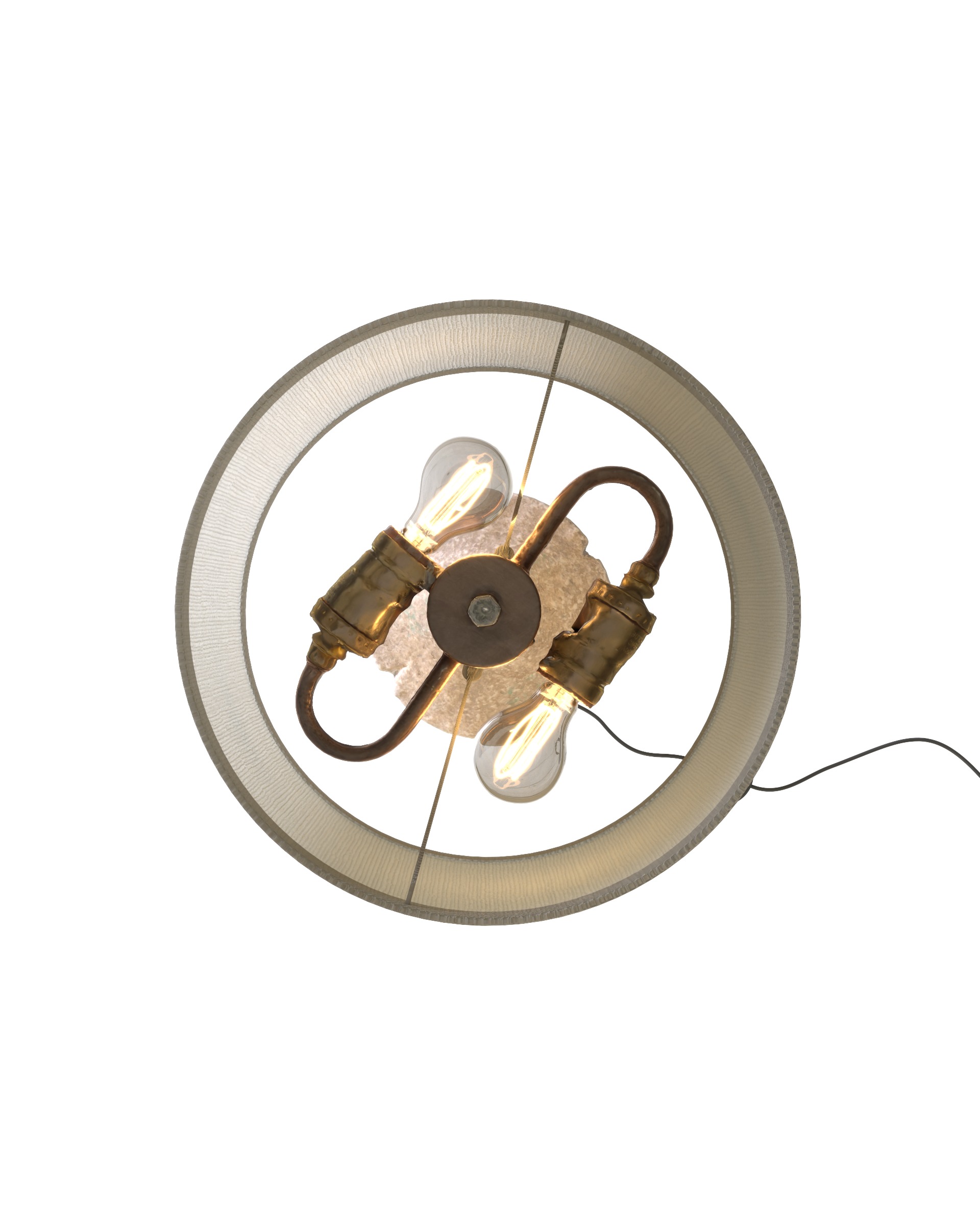 Manual nature Table lamp 3D model_4