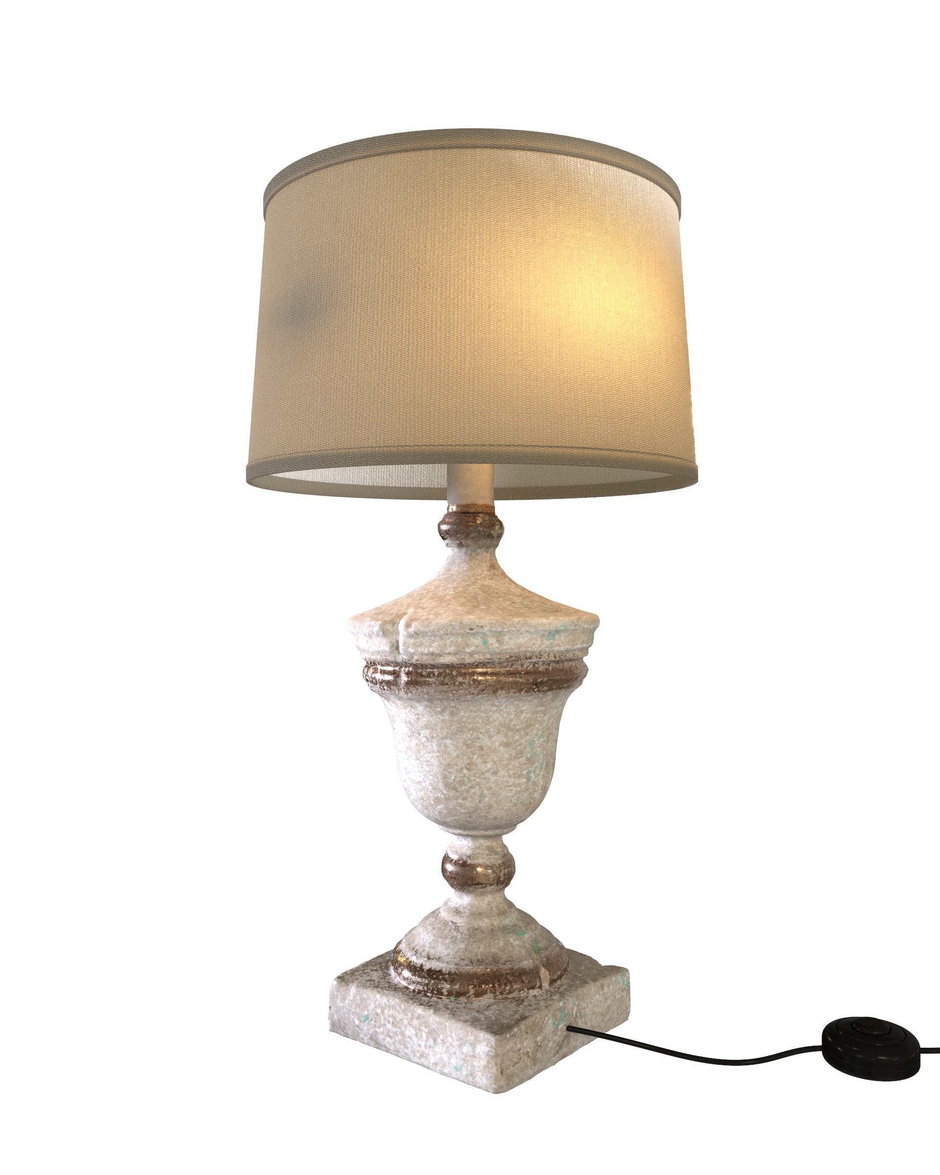 Manual nature Table lamp 3D model_2