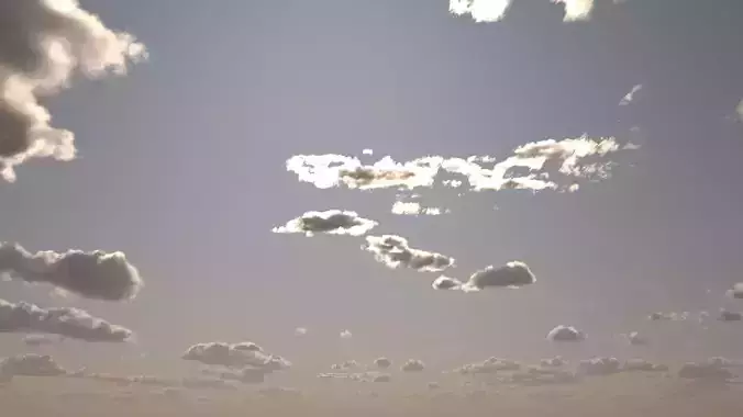 Morning At Seven O Clock Sky 3D model