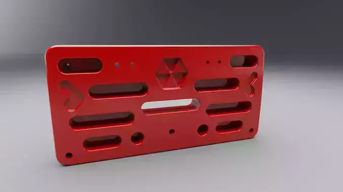 Hangboard Rock Climbing Pull Up Bar 3D Print