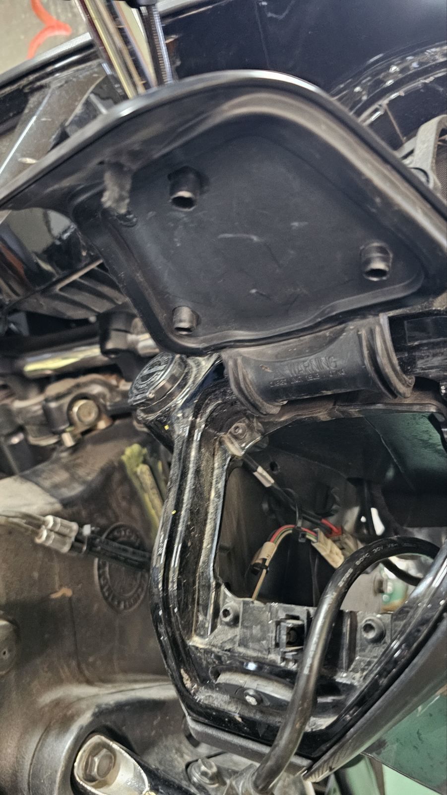 Indian Challenger glove box door - cover Storage door motorcycle 3D print model_1