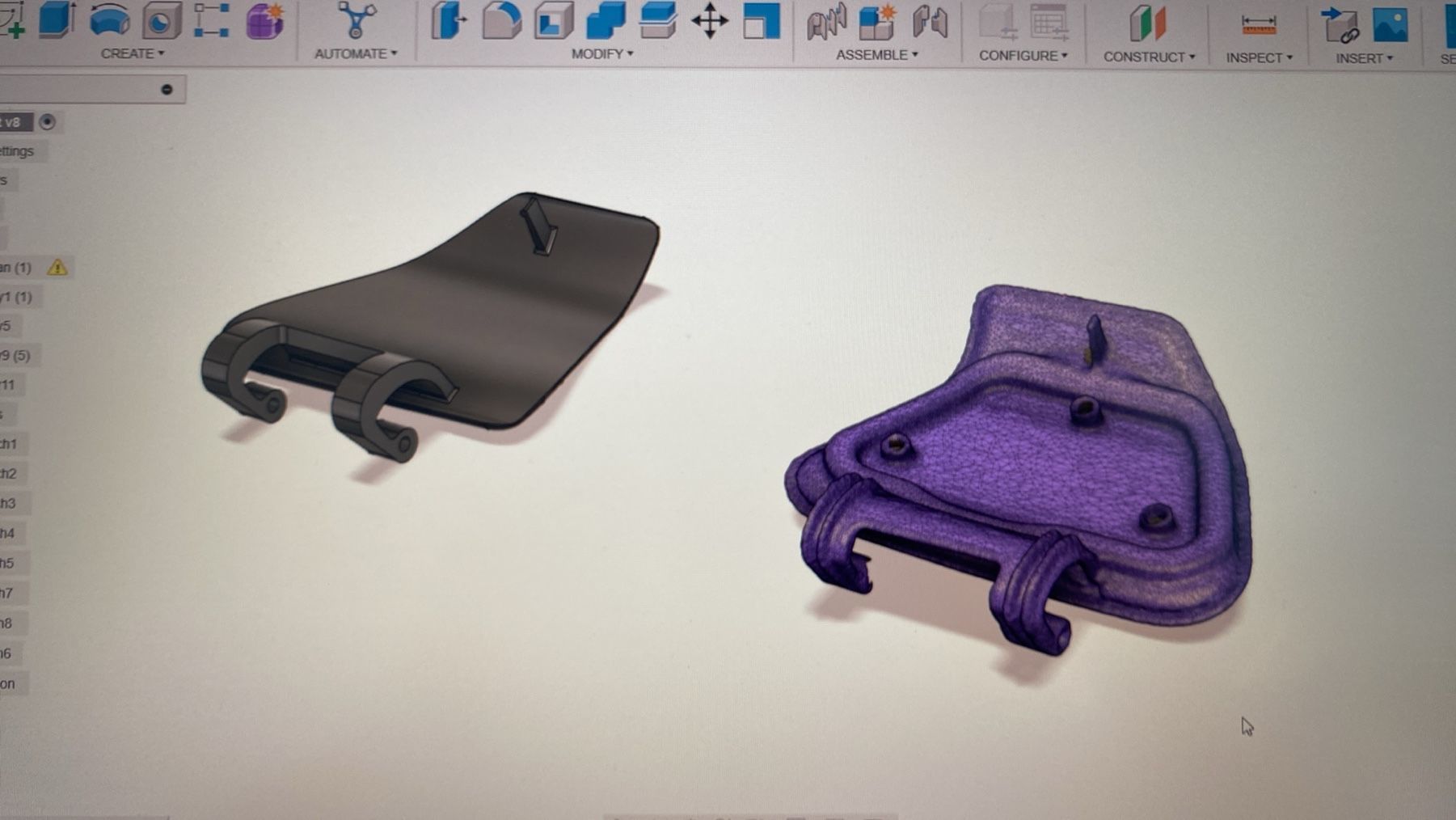 Indian Challenger glove box door - cover Storage door motorcycle 3D print model_2