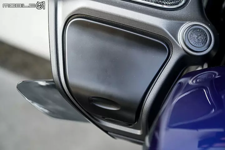 Indian Challenger glove box door - cover Storage door motorcycle 3D print model_0