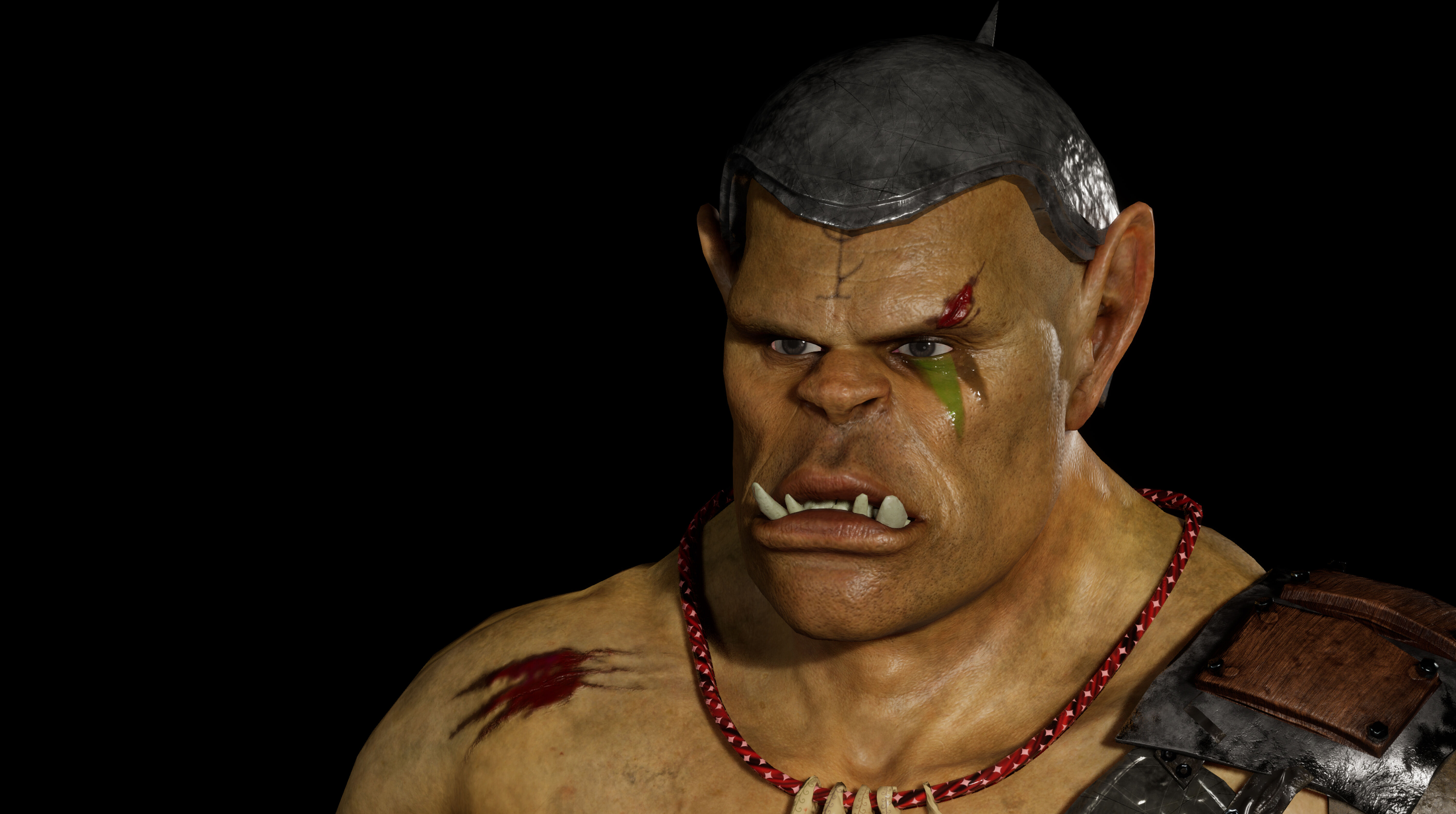 Orc game ready Low-poly 3D model_5