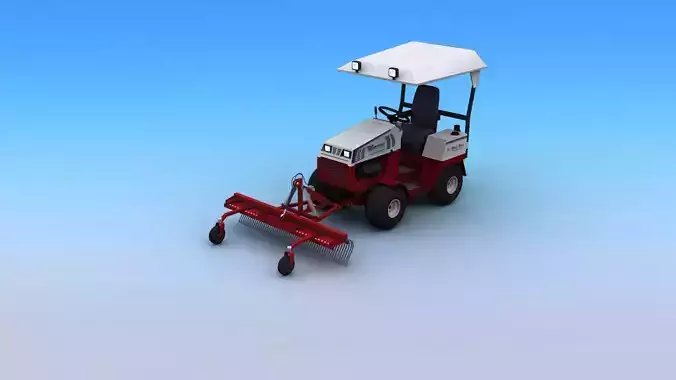 Tractors with Landscape rakes