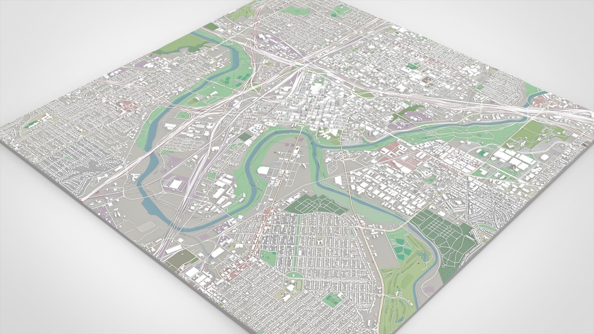 Cityscape Fort Worth Texas USA 3D model_13