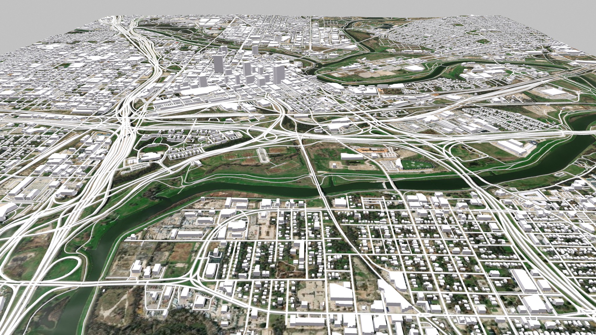 Cityscape Fort Worth Texas USA 3D model_10