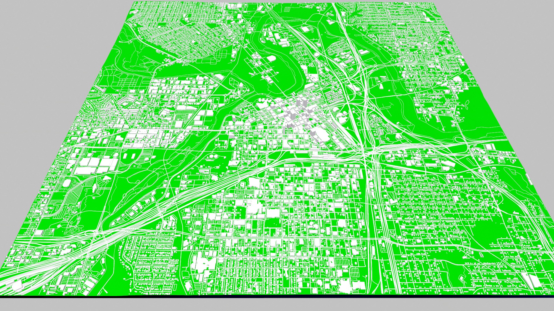 Cityscape Fort Worth Texas USA 3D model_2