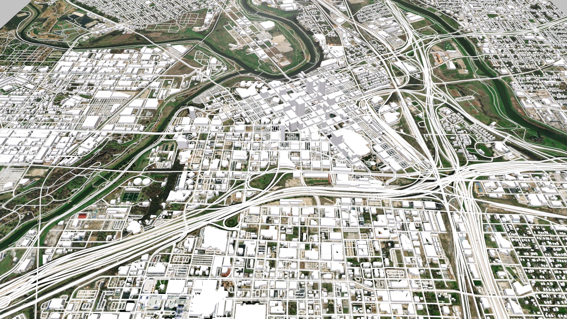 Cityscape Fort Worth Texas USA 3D model_5