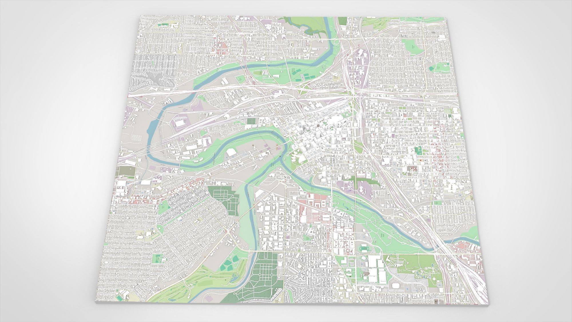 Cityscape Fort Worth Texas USA 3D model_16