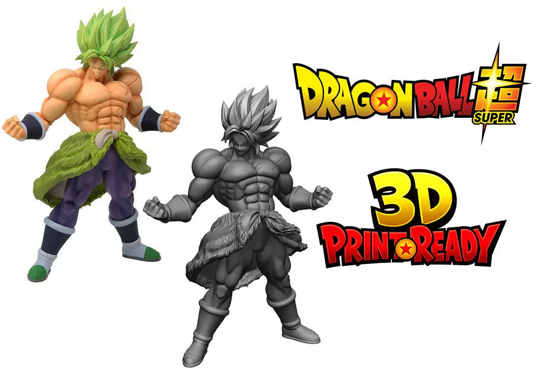 Dragon Ball Super Broly 3D print model