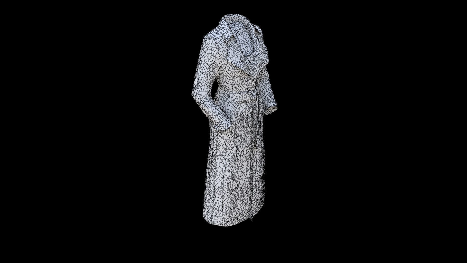 Coat 2 3D model_5