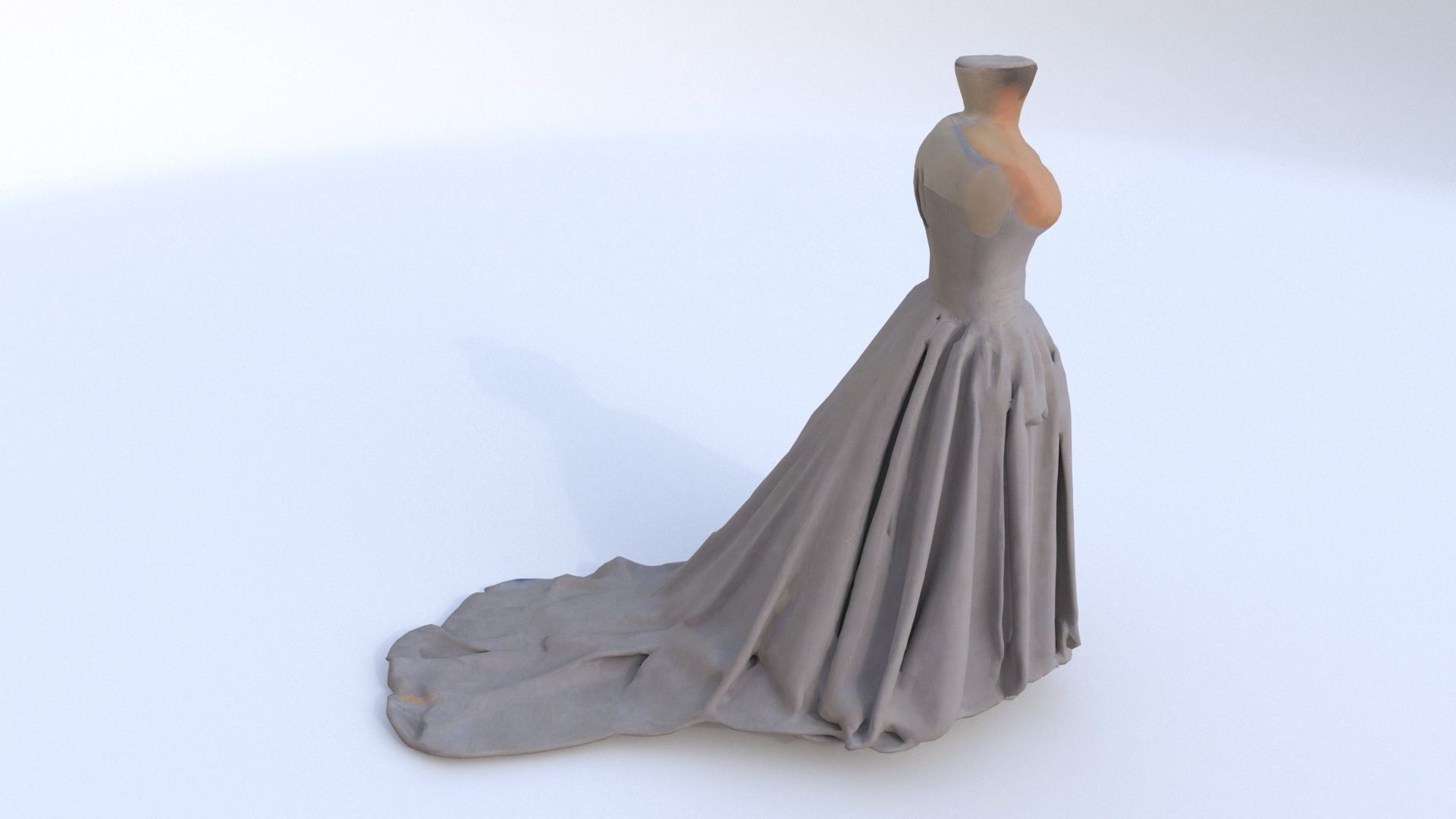 Dress 3D model_2