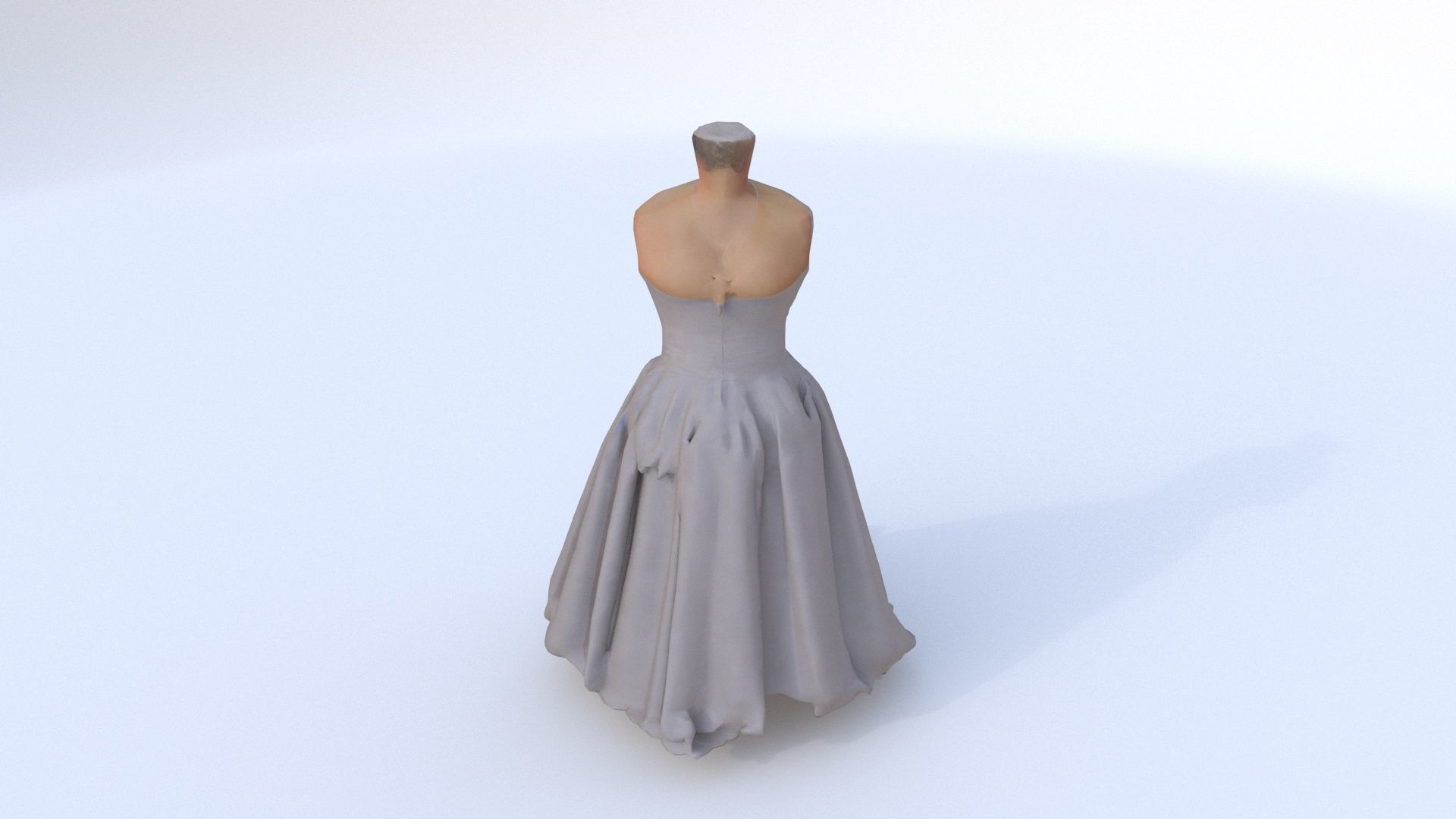 Dress 3D model_4