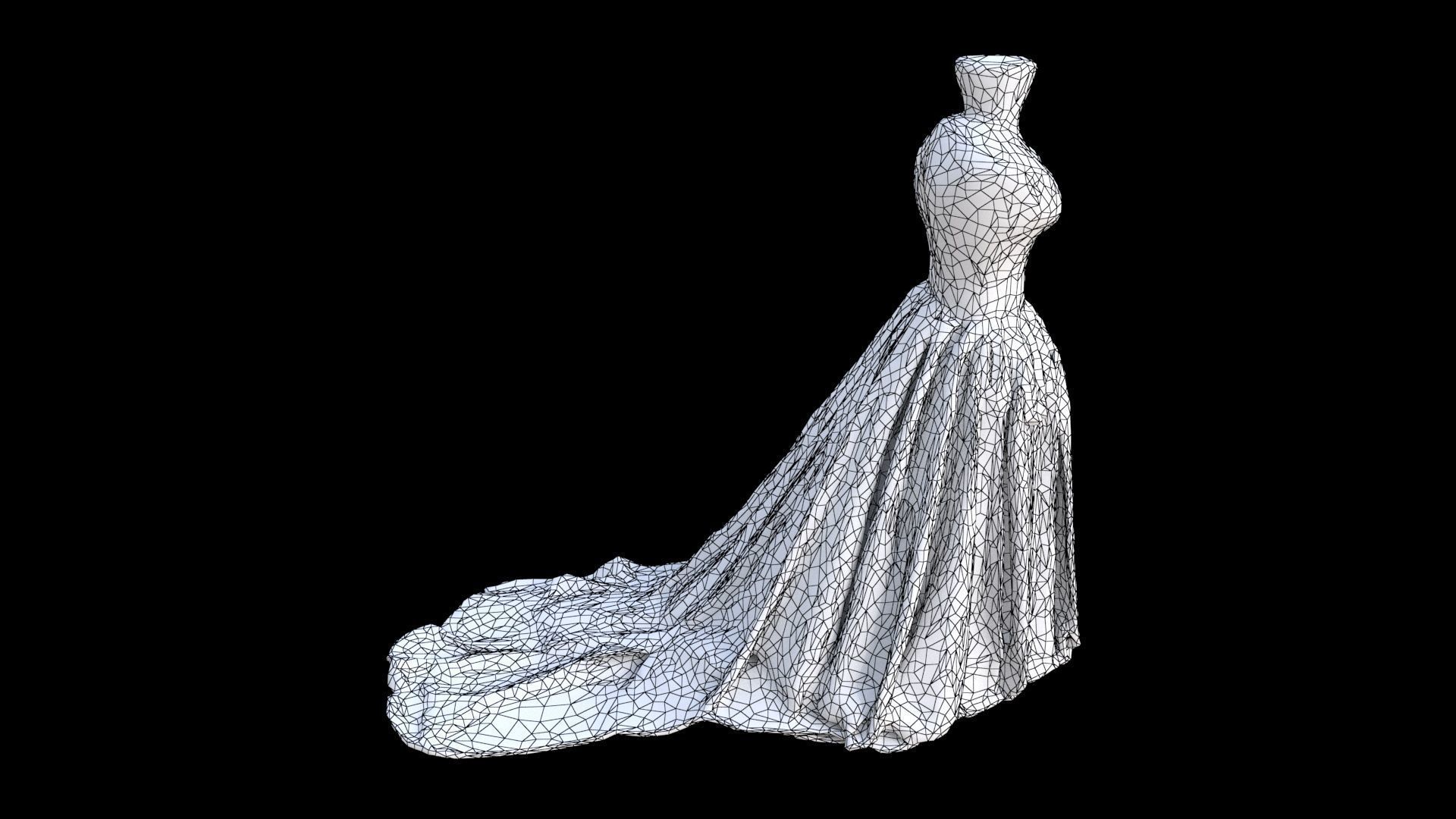 Dress 3D model_7