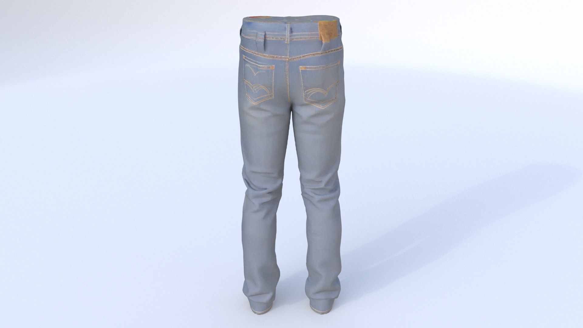 Jeans 3D model_4