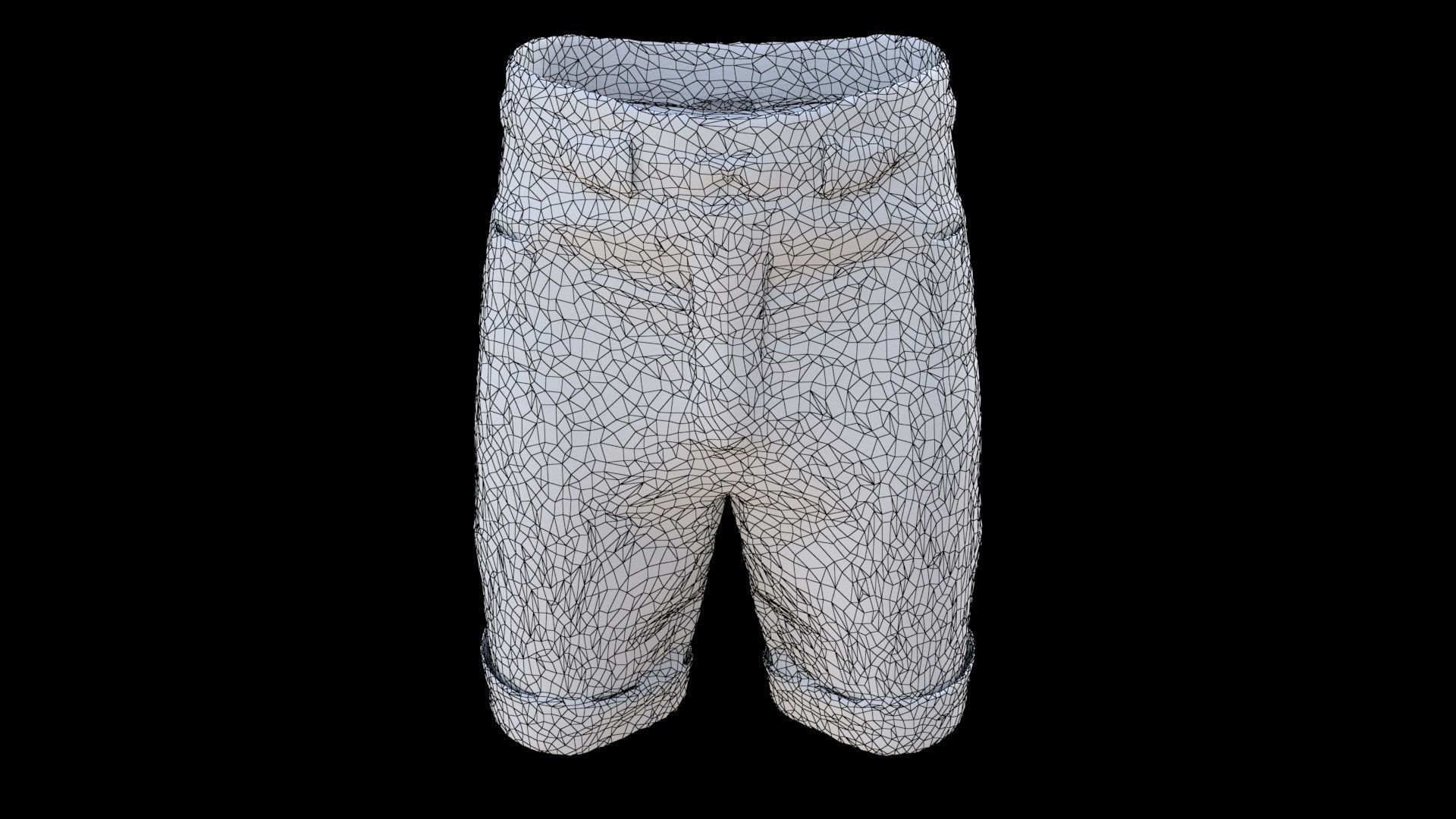 Shorts 3D model_6