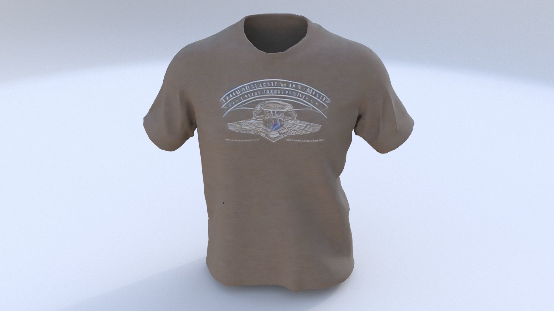 T-shirt 3D model_1