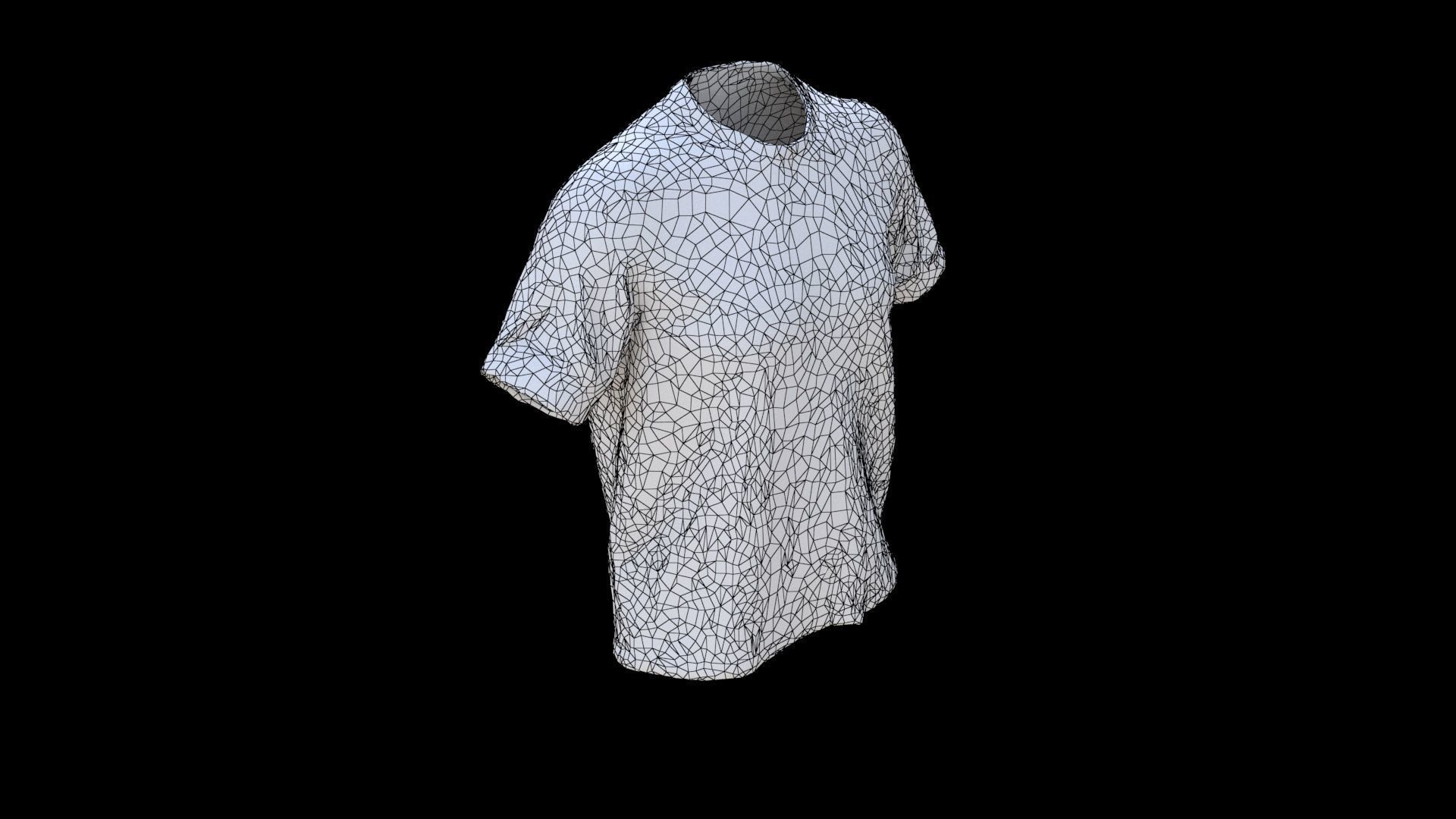T-shirt 3D model_5