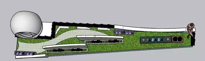 Parametric Boundary wall for a IT company 