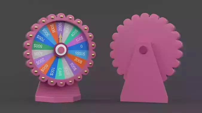 Wheel of Fortune 3D model