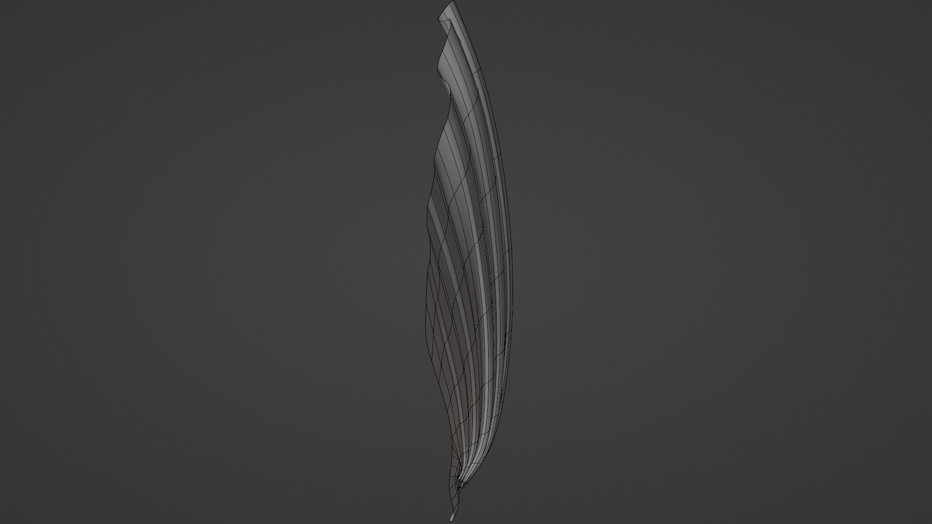 Seashell Low-poly 3D model_7