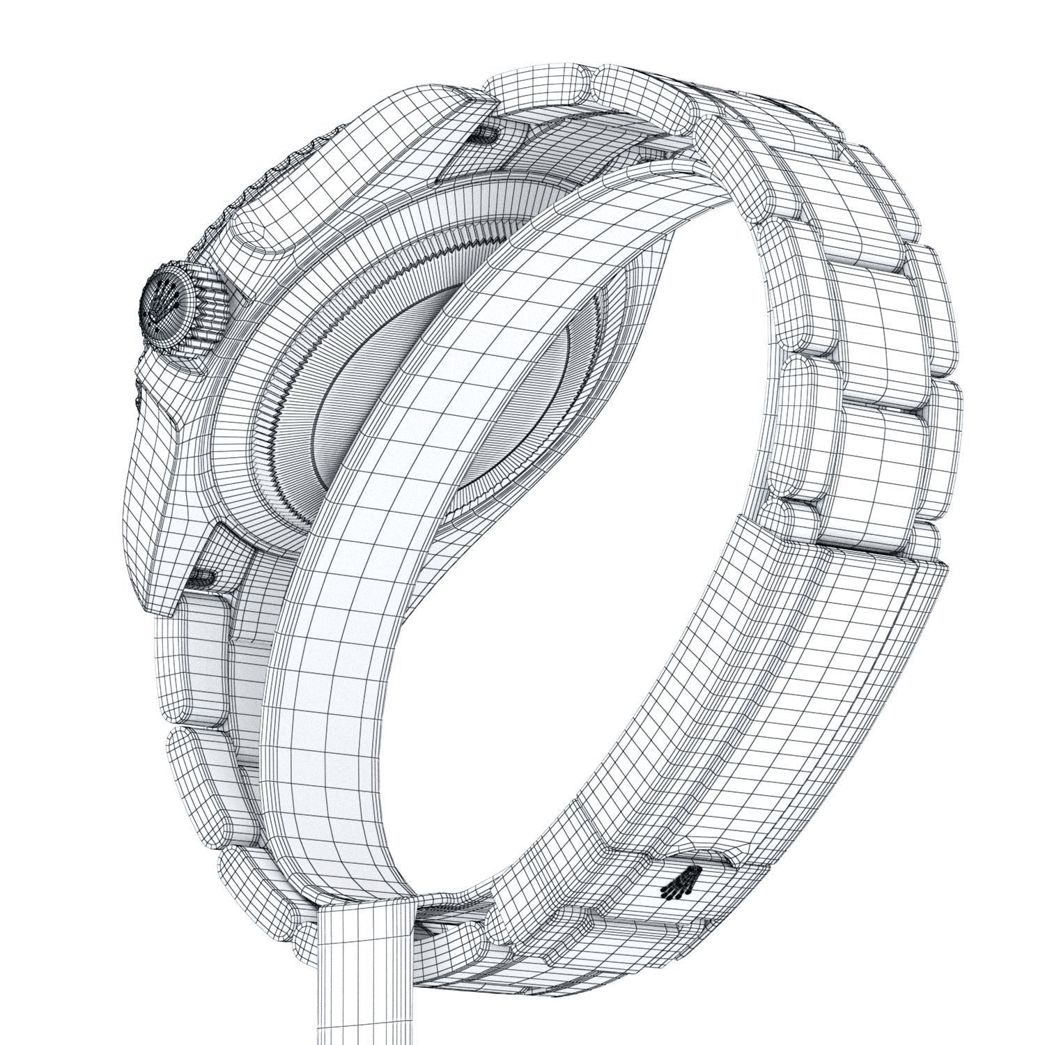Rolex - Submariner Date 3D model_9