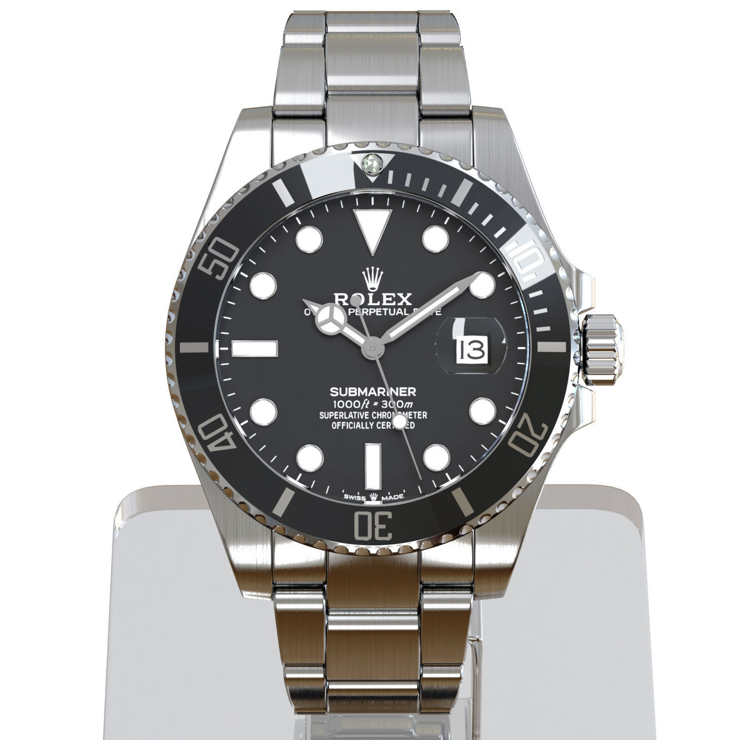 Rolex - Submariner Date 3D model_1